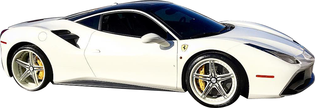 Ferrari 488 GTB with custom Asanti wheels and window tint by The LAB Luxury Auto Boutique in Las Vegas